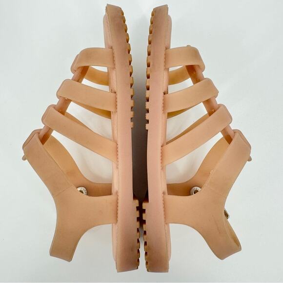 Mel Dreamed by Melissa Flox Sandals‎ Beige Size 11 - Picture 9 of 11